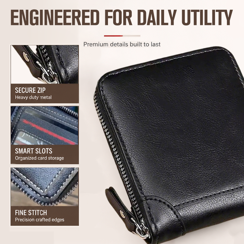 💳Multifunctional Card Holder with RFID Slot for Multiple Purposes
