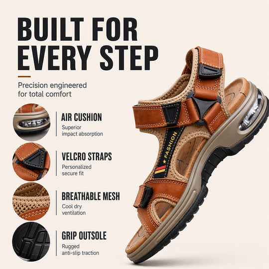 📢📢50% OFF !! ⏰Men’s Air Cushion Sports Sandals