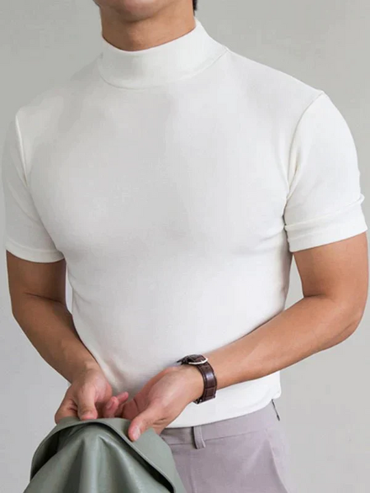 🔈🔈2026 Hot Sale – 50% Discount🎁Men's High Neck Slim Fit T-shirt