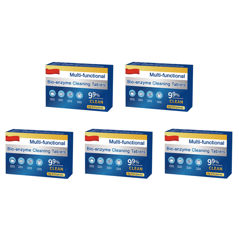 🔥🔥Multifunktionella bioenzymrengöringstabletter🔥Köp mer Spara mer🔥 - Miljövänlig & Kraftfull rengöring för varje hem