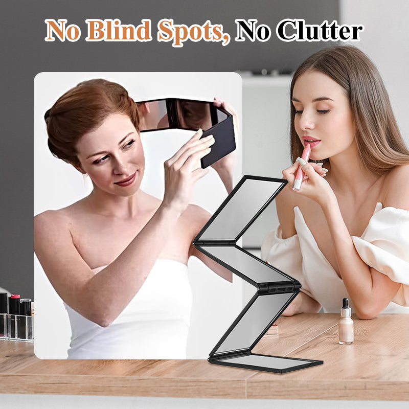 💥360° Folding Self Haircut & Makeup Mirror -  Head Back View Available