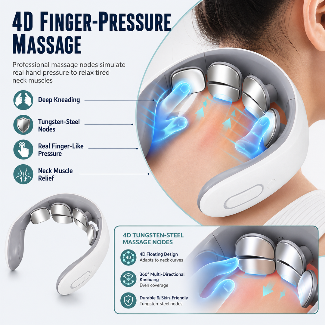⏳Time-Limited Special⏰Heated 4D Neck Massager / Portable 4D Neck Relaxer