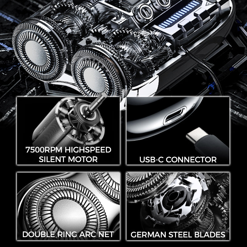 ✨VENDITA CALDA✨Nuovo rasoio tascabile aggiornato 2025 Mini rasoi USB per uomo Rasoio elettrico compatto impermeabile ricaricabile per casa, auto, viaggio