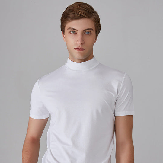 🔈🔈2026 Hot Sale – 50% Discount🎁Men's High Neck Slim Fit T-shirt