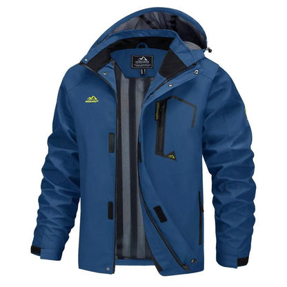 🔥Hot Sale 50% Off🎁Men's Lightweight Windbreaker Rain Jacket Raincoat with Detachable Hood for Hiking Fishing Activewear