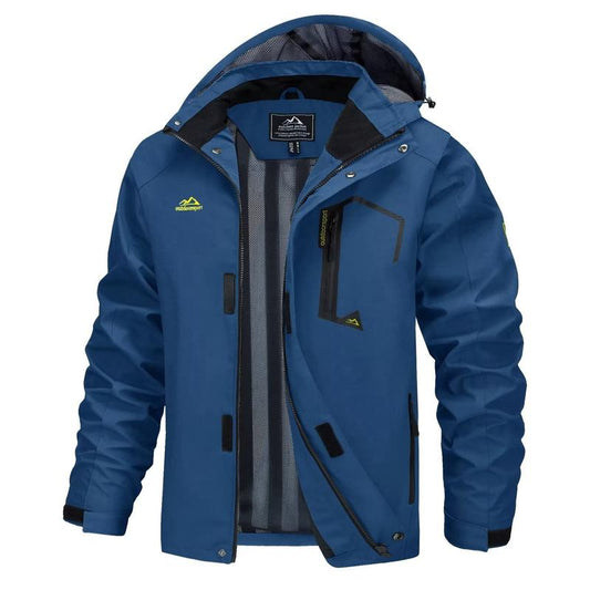 🔥Hot Sale 50% Off🎁Men's Lightweight Windbreaker Rain Jacket Raincoat with Detachable Hood for Hiking Fishing Activewear