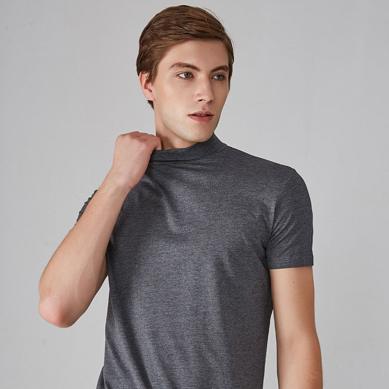 🔈🔈2026 Hot Sale – 50% Discount🎁Men's High Neck Slim Fit T-shirt