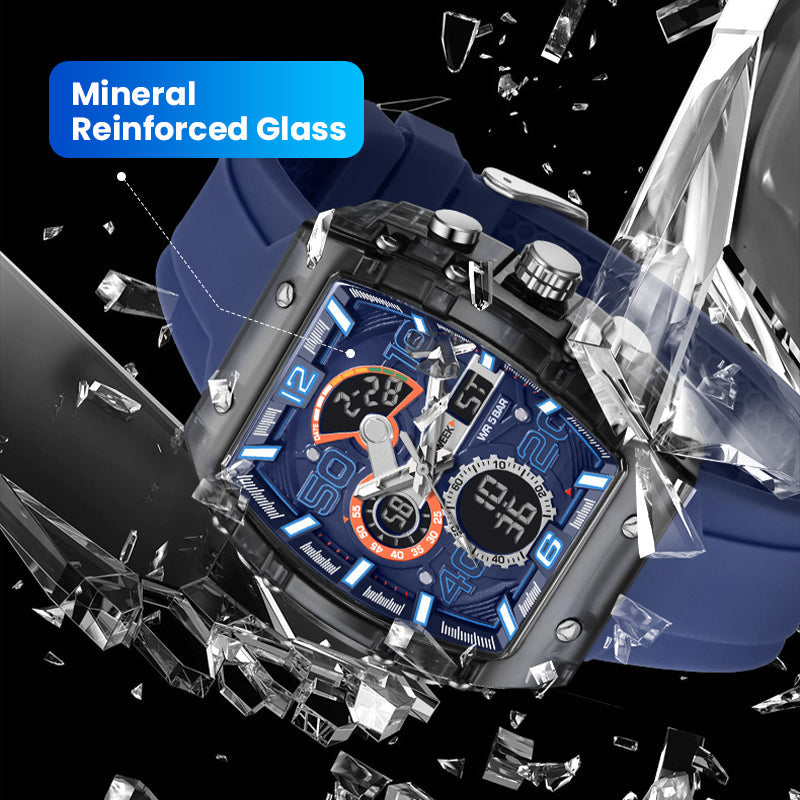 ⚡LED-taustavalo + sekuntikellotekniikka💥Smael Technology -tyylinen digitaalikello