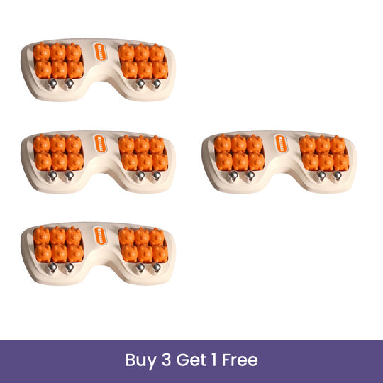 ⏰Het rea💜Bärbar dubbel fotmassagerulle💜