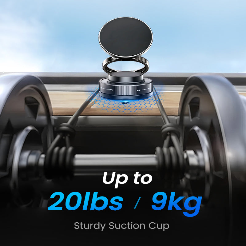 🔥Acquista di più, risparmia di più🔄Supporto magnetico per telefono con vuoto regolabile a 360°📱🚗