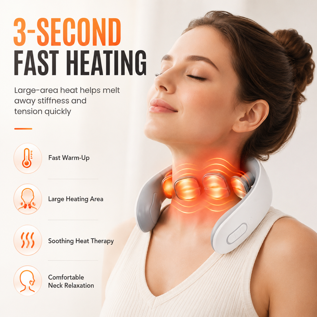 ⏳Time-Limited Special⏰Heated 4D Neck Massager / Portable 4D Neck Relaxer