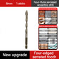🔥2025 Hot Sale🔥High-Strength 4-Flute Serrated Eccentric Drill Bit Kit - Durable & Versatile for All DIY Projects