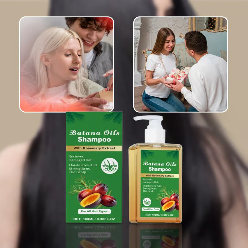 Shampoing à l'huile de Batana à l'extrait de romarin