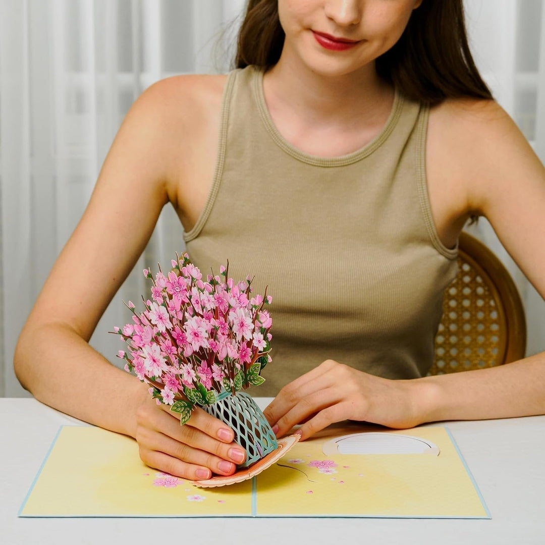 🏆35K+ SOLD! 🌼💌 Forever-Blooming 3D Flower Pop-Up Card– Personalized Love Message & Everlasting Bloom 🎁