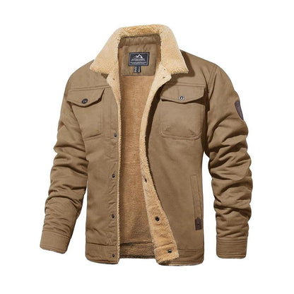 🎄☀️Warm the Whole Winter!🧥Men's Retro Western Winter Fleece Jacket