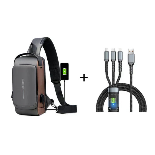 🎒 50% OFF! 🔥 Sports bag with USB charging function – theft-proof, practical & lightweight – perfect for travelling, commuting & outdoor activities ⚡