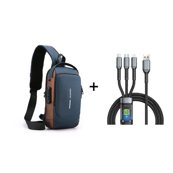 🎒 50% OFF! 🔥 Sports bag with USB charging function – theft-proof, practical & lightweight – perfect for travelling, commuting & outdoor activities ⚡