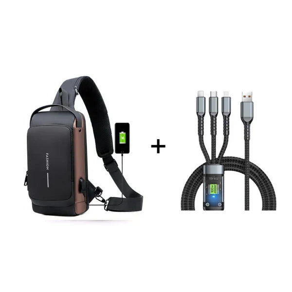 🎒 50% OFF! 🔥 Sports bag with USB charging function – theft-proof, practical & lightweight – perfect for travelling, commuting & outdoor activities ⚡