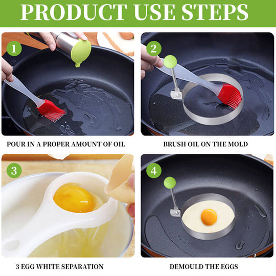 🔥Last Day Sale 49%🔥🎁Stainless Steel Fried Egg Molds