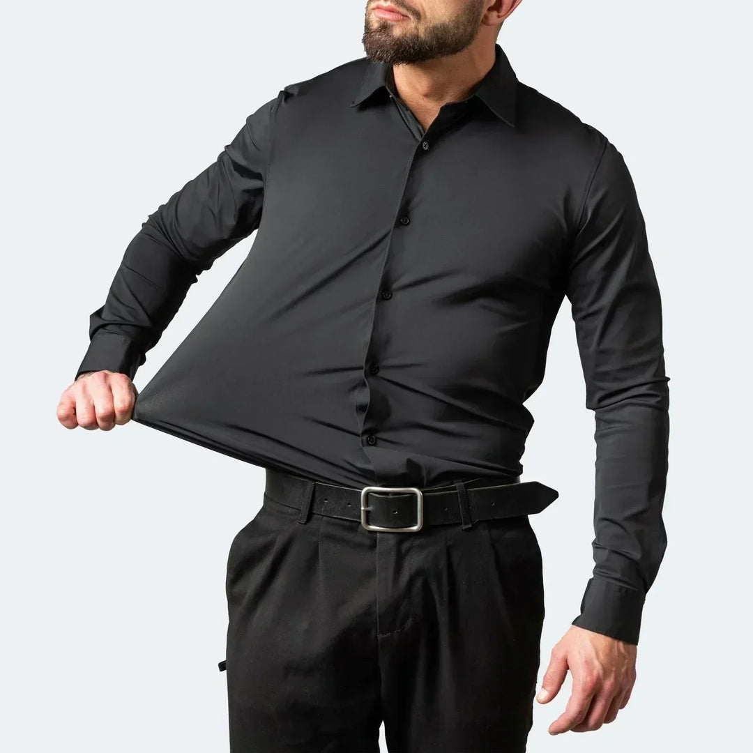 🥳2026 HOT SALE🥳💞50K+ SOLD!👦🕊️ 50% OFF! Men's Short Sleeve Dress Shirt – Dressed up, not stressed. Soft stretch, no iron needed. Looks great with chinos or dress pants. Perfect for birthdays, anniversaries or Sunday best. ✨👔
