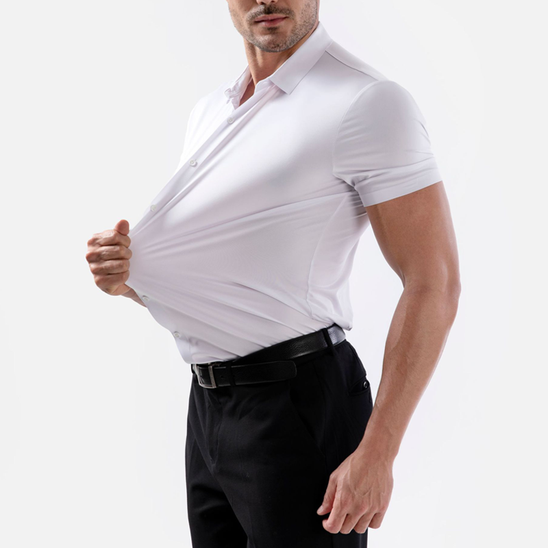 🔥Hot Sale 50% Off🔥Men's Short Sleeve 4-Way Stretch Shirt