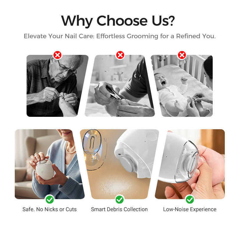 🎁Koncoroční výprodej 50% sleva⚡Univerzální automatická bruska na nehty pro dospělé i děti