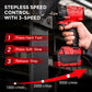 3-in-1 Cordless Impact Wrench - 1/2" Drive, Compatible with M18 Batteries, 4500 RPM Brushless Motor
