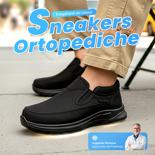 👞 LIMITED-TIME 50% OFF! ✨Men's Orthopedic Breathable Slip-On Sneakers