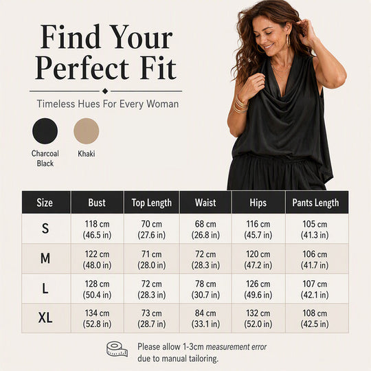 🎁New Arrivals 50% OFF💥Sleeveless Cowl Neck Jumpsuit – Halter, Wide-Leg, Elegant
