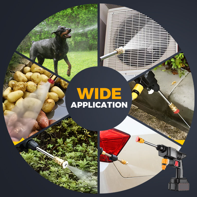 💦 50% OFF INSTANT! 🔥 2025 Cordless Portable Pressure Water Blaster - Multi-Function Cleaning for Cars/Patios/Bikes, Rechargeable & High-Power 🚗✨