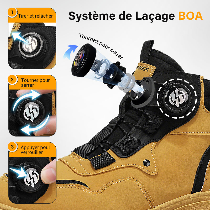 🔥 -51 % | 🥾 Chaussures de Travail Homme – Imperméables, Antidérapantes & Robustes