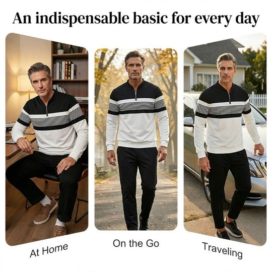 🔥🧵 Men's Graphic Print Pullover & Pants Set – Bold streetwear style. Ultimate comfort for lounging or errands. 🎨👖 Complete look, zero effort. Shop now!