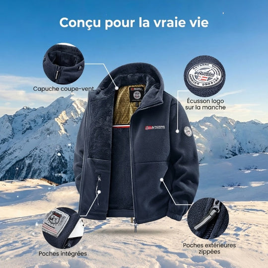 🔥DERNIER JOUR DE PROMOTION - 50 % DE RÉDUCTION🔥Veste unisexe à capuche décontractée isolée et chauffante au graphène améliorée 2026 (avec poches intérieures)
