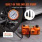 🔥Hot Sale 50% Off🔥5 Ton/11023 LBS Hydraulic Car Jack, Built-in Inflatable Pump and LED Light, Car Jack for SUV MPV Sedan Truck Change Tires Garage Repair