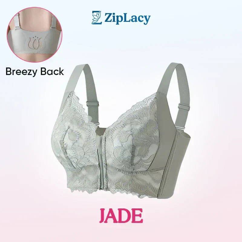 🤩LAST DAY SALE-49% OFF🔥Women's Comfortable Front Closure Lace Posture Support Bra