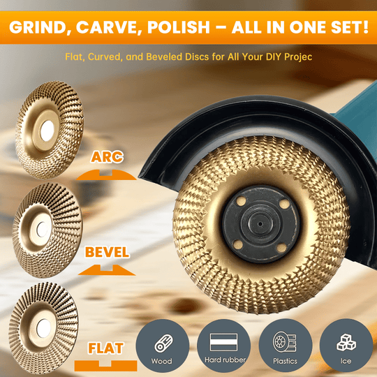 🏆LAST DAY BUY 2 GET 1  FREE!!🔥TRUKUT™ Wood Carving Sanding Discs 🛠️Durable & Precision-Grit • Safe, Long-Lasting 🔒