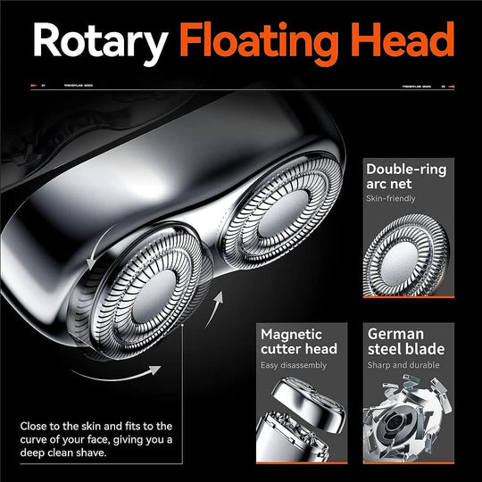 ✨VENDITA CALDA✨Nuovo rasoio tascabile aggiornato 2025 Mini rasoi USB per uomo Rasoio elettrico compatto impermeabile ricaricabile per casa, auto, viaggio