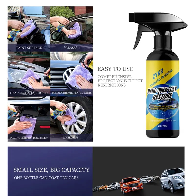 ⏳Limited-time off⏰All-Purpose Car Restorer Spray🚗