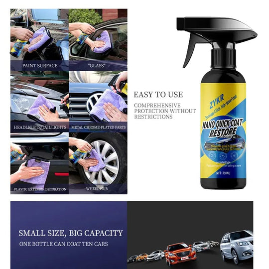 ⏳Limited-time off⏰All-Purpose Car Restorer Spray🚗