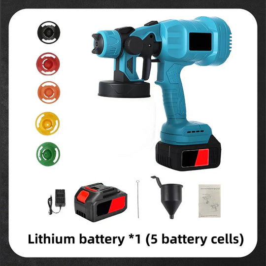 💥Lascaine 50% ar feadh tréimhse teoranta🔥Spraeire péinte leictreach gan sreang