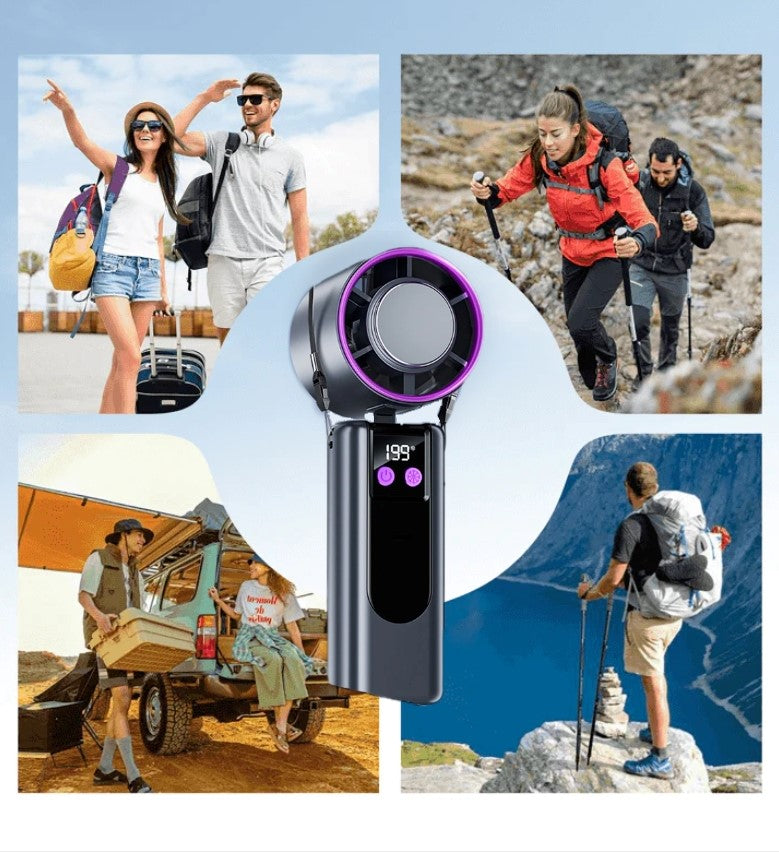 🌞Summer Hot Price Only Today🔥Portable Handheld & Foldable Silent Cooling Fan