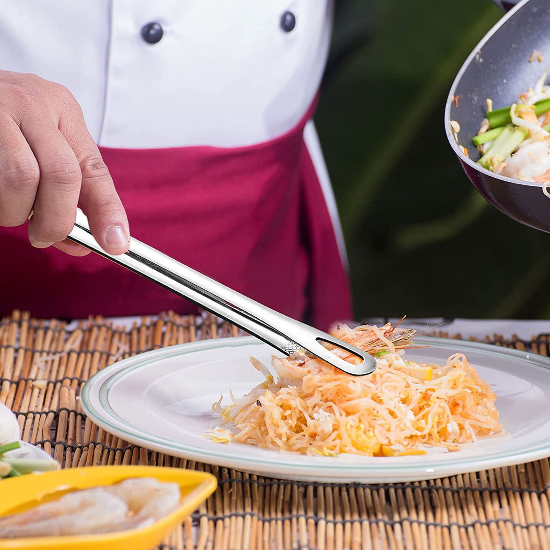 🏆 Last Day Special Price £9.99 ! 🔥Buy 1 Get 1 Free🎁Stainless Steel Barbecue Tongs