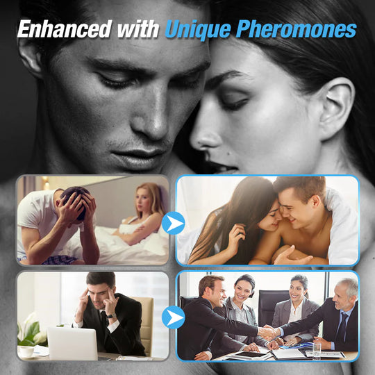 🚀Eau de Cologne aux phéromones longue durée pour hommes❤️‍🔥 Extrait « Midnight Ember » | À base d'huile (30 % et plus), sillage 24 h, ambre-vanille-épices 🌙🔥