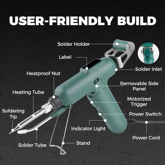 💥Time-limited Special⌛ High-efficient 80W Electric Sodering Iron（with Stainless steel solder wire）