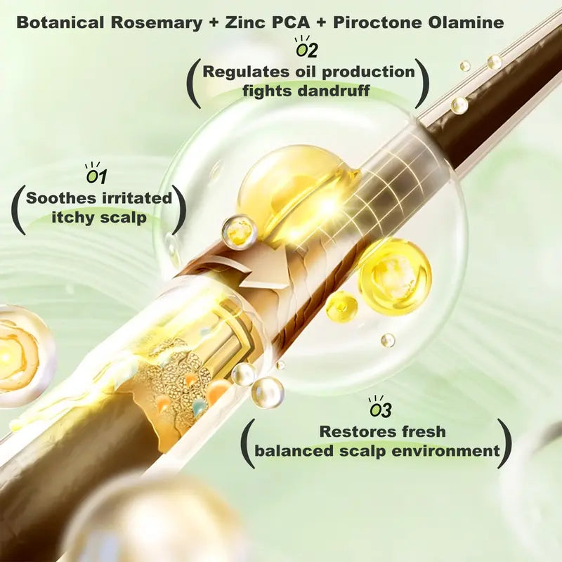 Uppfriskande len & Glansigt hårschampo