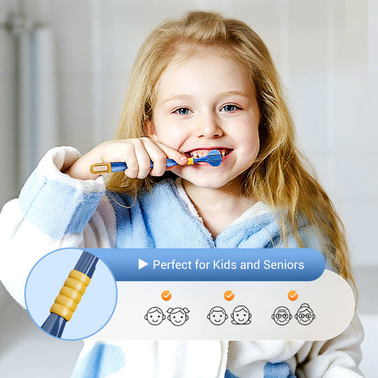 Three-head multi-angle cleaning toothbrush to ensure your oral safety