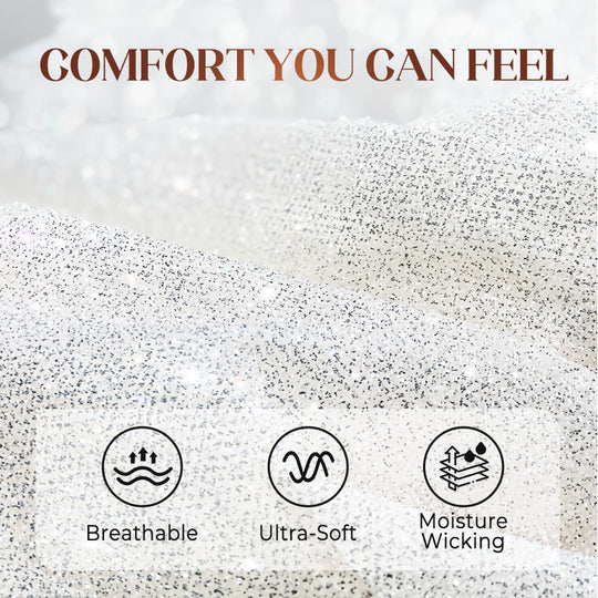 ✨50% di sconto✨Blazer con paillettes e pantaloni larghi da donna (set da 3 pezzi)