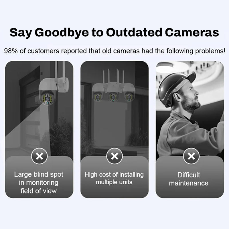 🔥Nyinkommet 50% rabatt🔥Trådlös nattkamera – Smart säkerhet dygnet runt