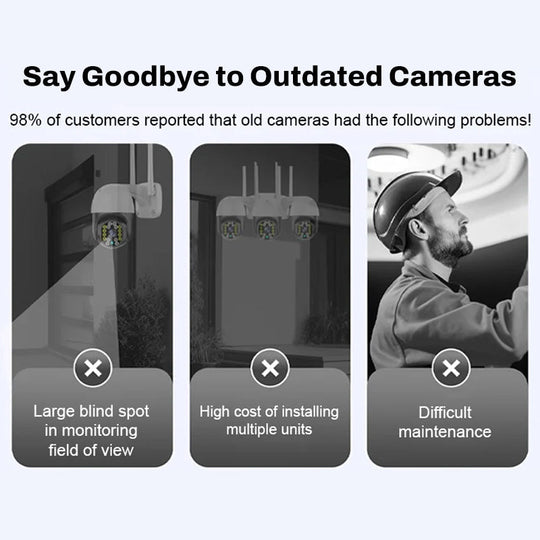 🔥Nyinkommet 50% rabatt🔥Trådlös nattkamera – Smart säkerhet dygnet runt