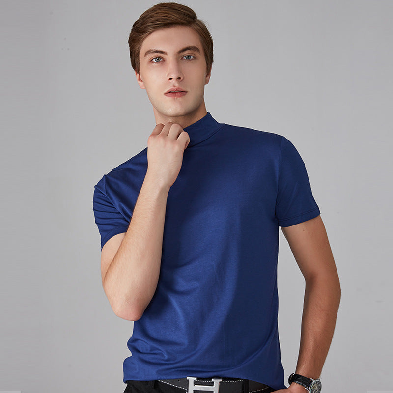 🔈🔈2026 Hot Sale – 50% Discount🎁Men's High Neck Slim Fit T-shirt